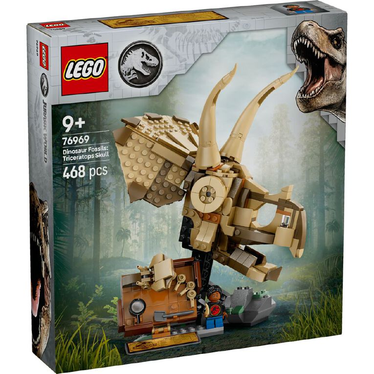 LEGO Jurassic World Dinosaur Fossils: Triceratops Skull 76969, , hi-res