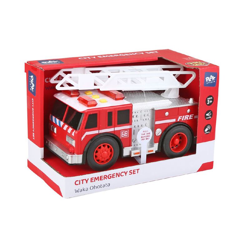 Play Studio City Emergency Car with Light & Sound Assorted, , hi-res