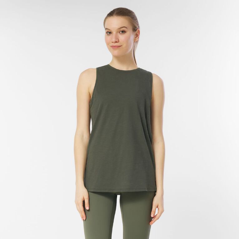 Active Intent Women's Active Tank, Green Mid, hi-res