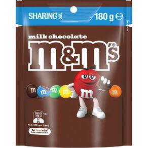M&M's Milk Chocolate Bag 180g