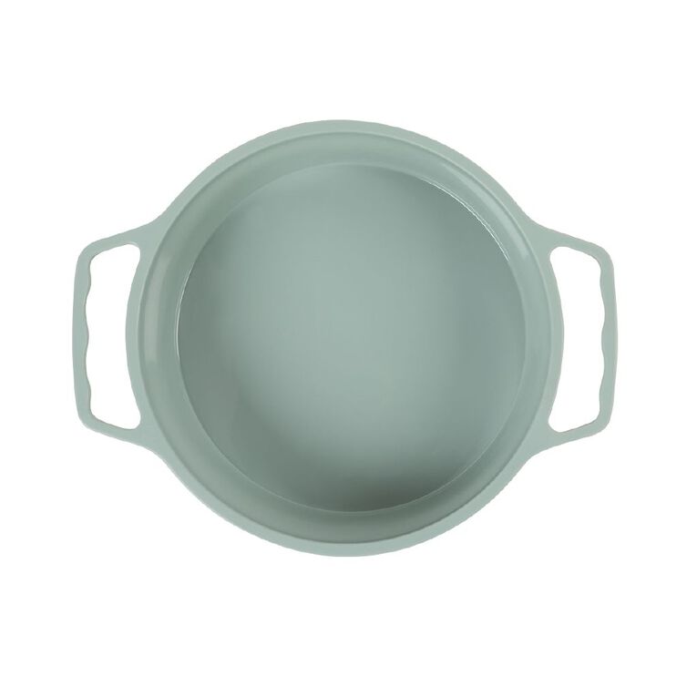 Living & Co Silicone Cake Pan Round Sage, , hi-res