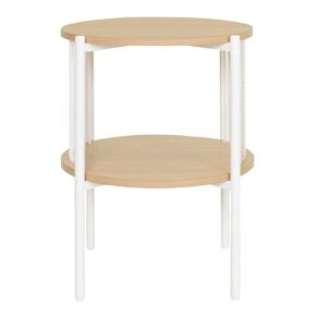 Living & Co Ezra Rope Side Table White