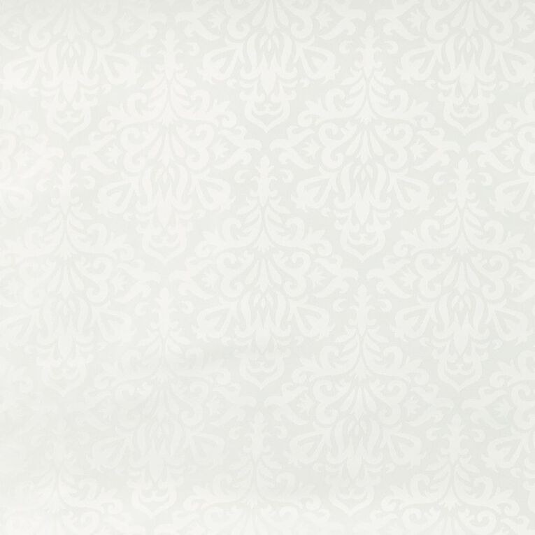 Living & Co Table Cloth Jacquard White 135cm x 230cm, , hi-res