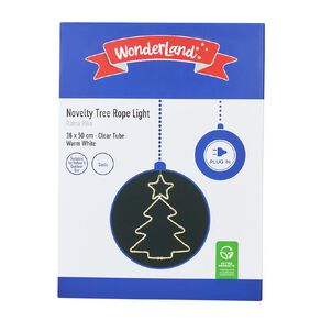 Wonderland Novelty Christmas Tree Rope Light 2m