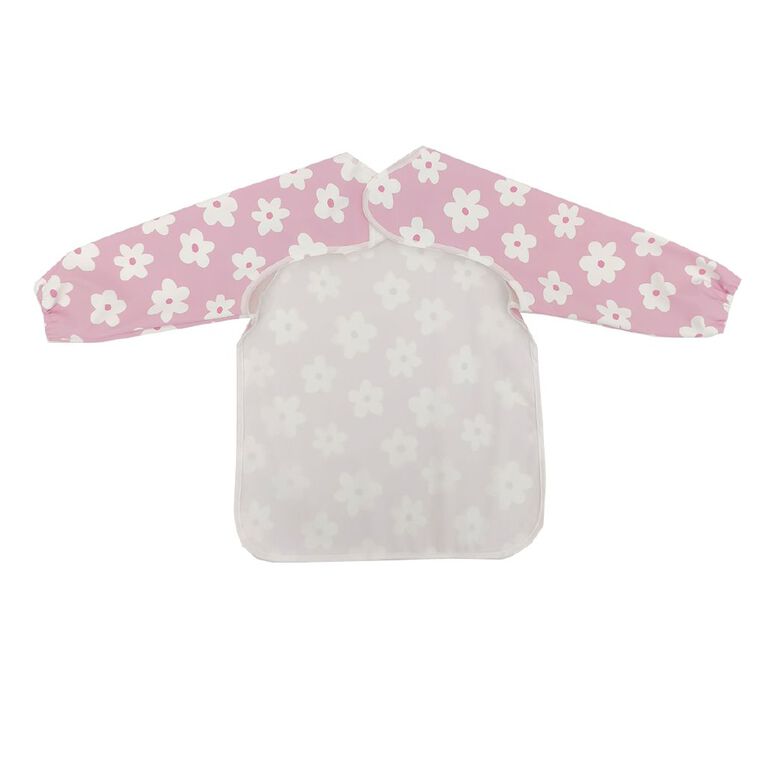 Babywise Babys' Smock Bib Pink One Size, Pink, hi-res
