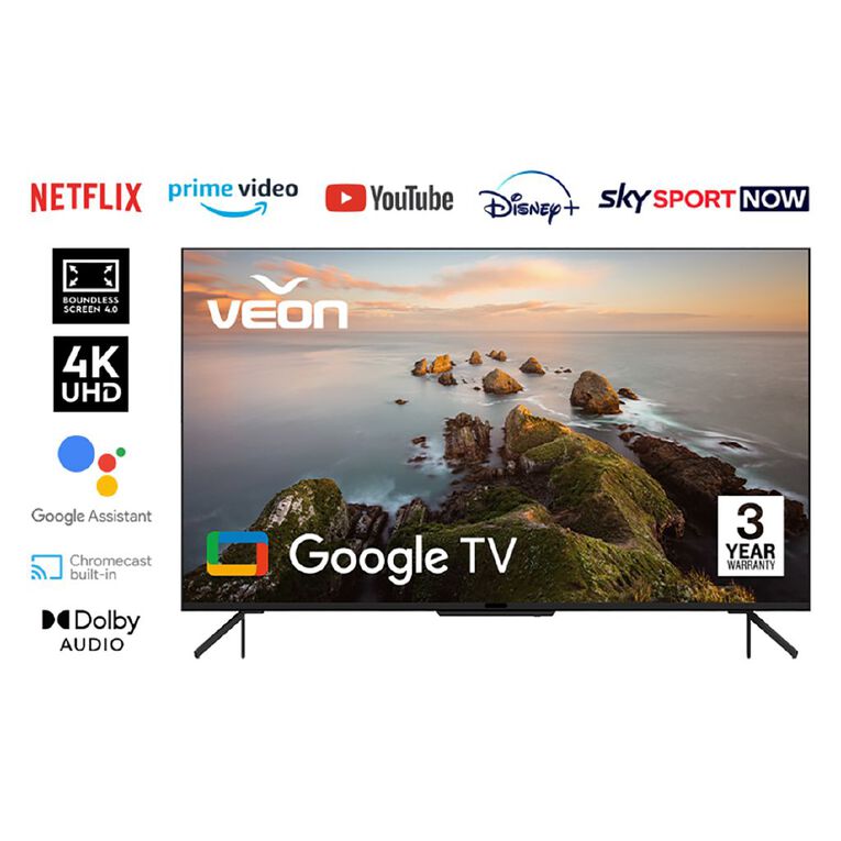 What Is The Best 50 Inch Smart Tv Veon 50 inch 4K Ultra HD Google Smart TV | The Warehouse
