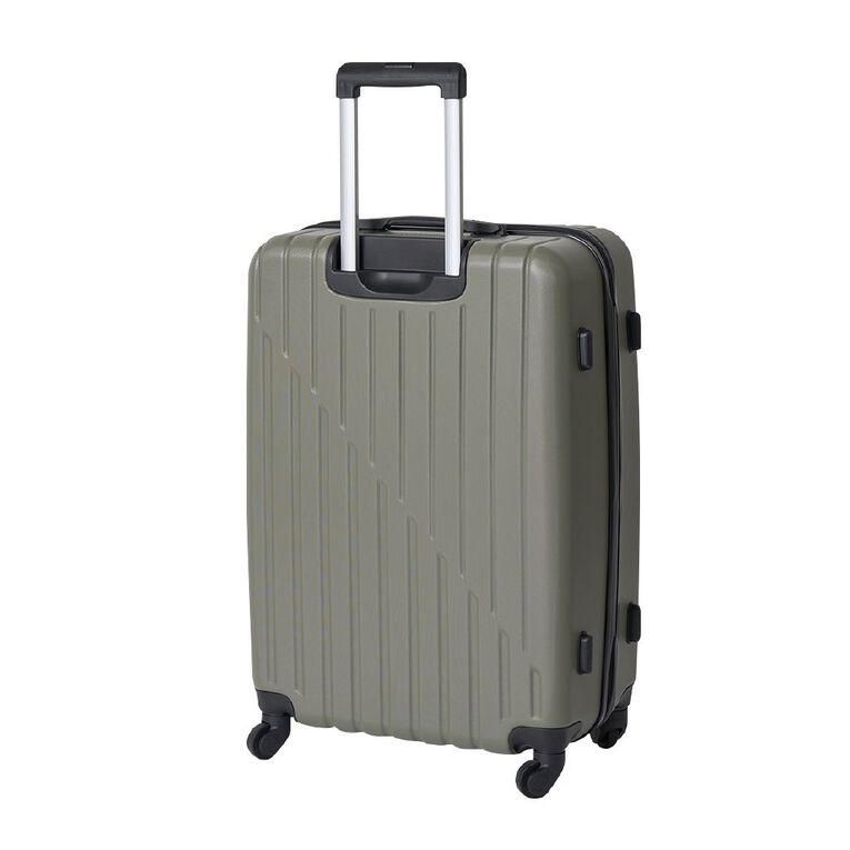 Living & Co Hard Textured Suitcases 2 Piece Set Khaki, , hi-res