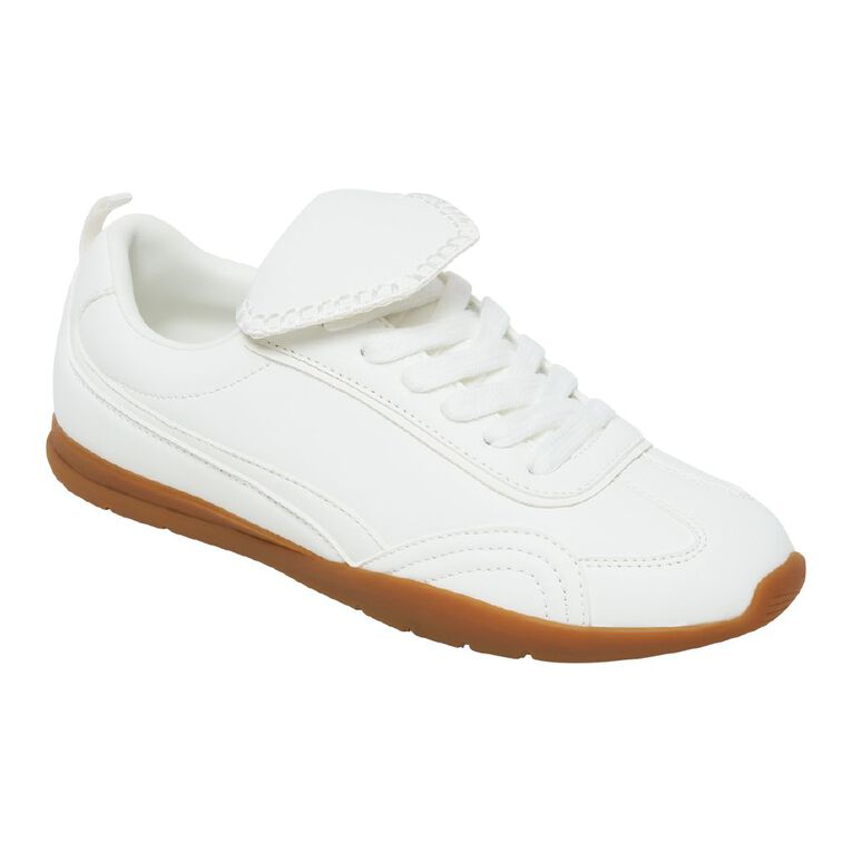 H&H Women's Turn Over Sneakers, White, hi-res
