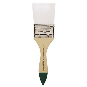 DAS Brush Nylon Flat 2 White