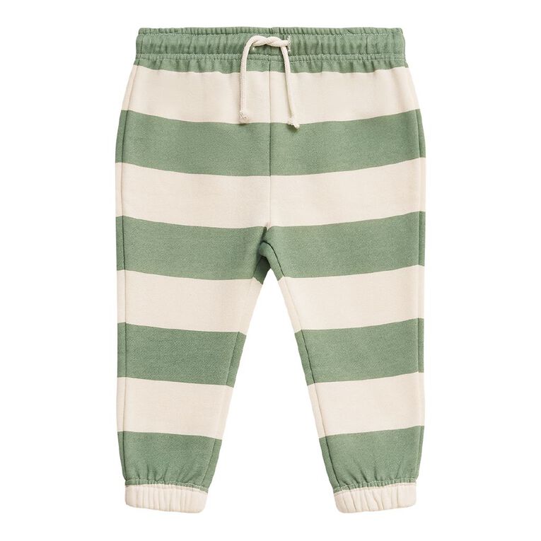Young Original Toddler Print Trackpants, Green Mid, hi-res