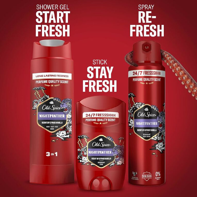 Old Spice Nightpanther Gift Set 3 Piece, , hi-res