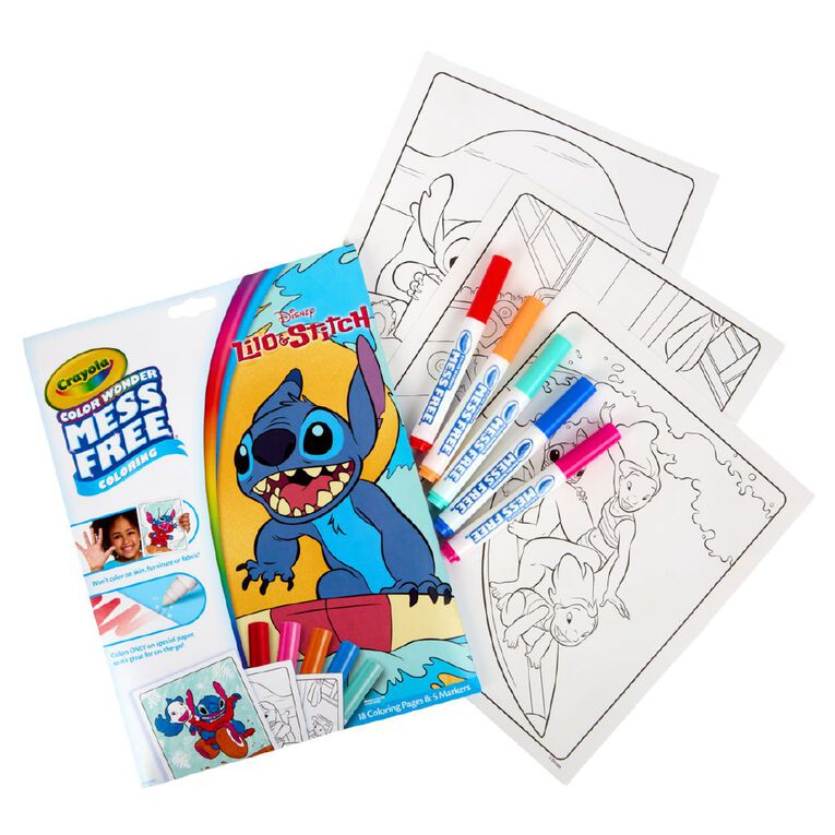 Crayola Color Wonder Foldalope Lilo & Stitch, , hi-res