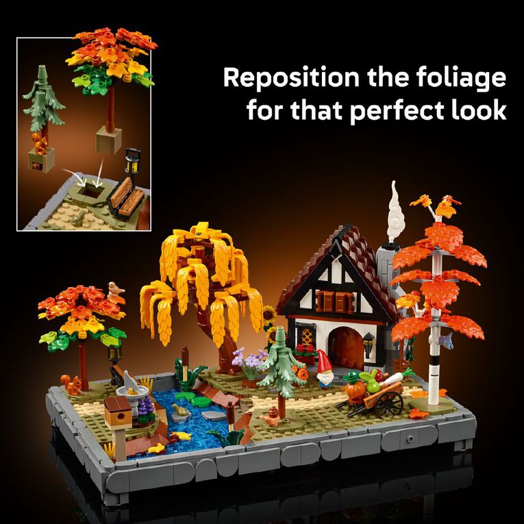 LEGO Icons Autumn Cottage Garde 11372, , hi-res