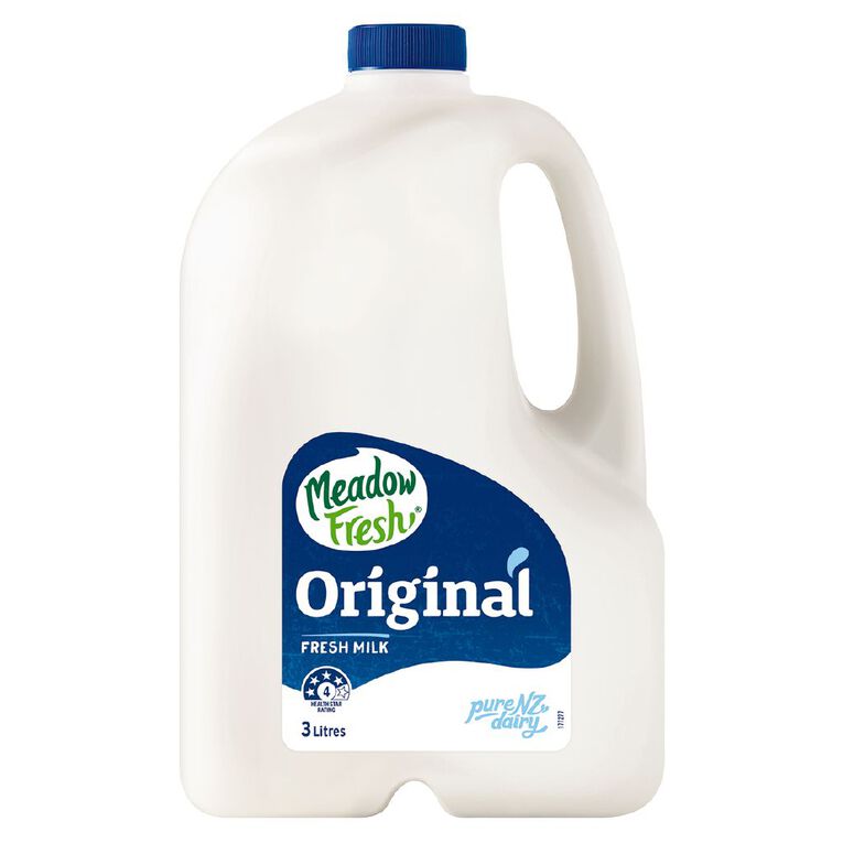Meadow Fresh Milk Original 3L, , hi-res