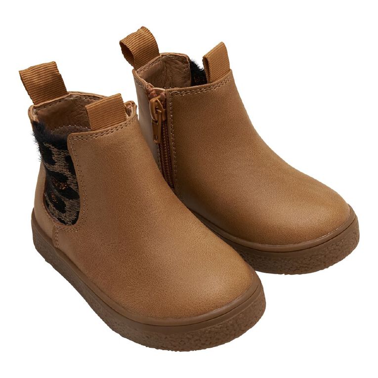 Young Original Junior Kids' Aria Boots, Tan, hi-res