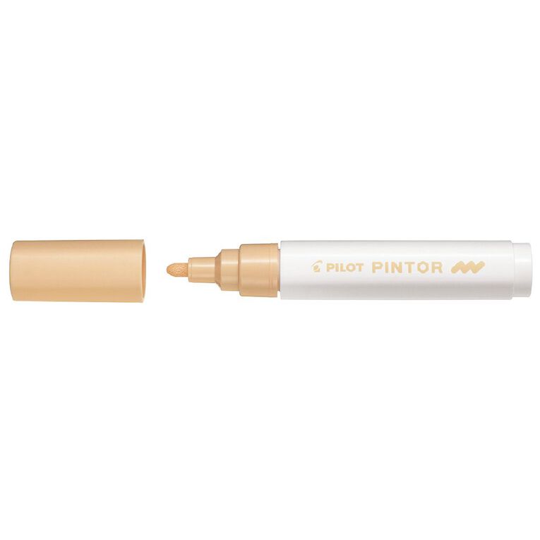Pilot Pintor Marker Bullet Pale Medium 4.5mm Tip Orange, , hi-res