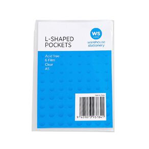 WS L Shaped Pockets Clear A5