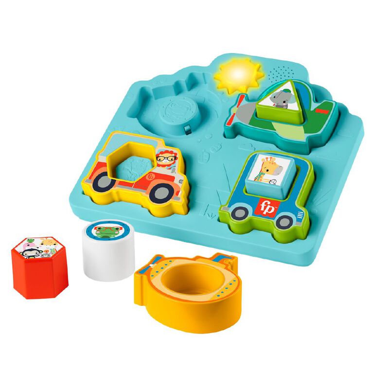 Fisher-Price Shapes & Sounds Vehicle Puzzle, , hi-res