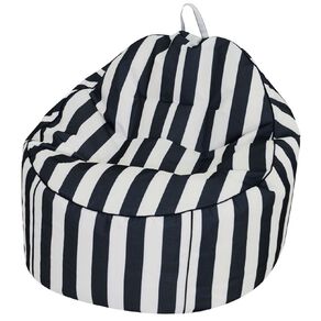 Living & Co Bean Bag Cover Navy Stripe