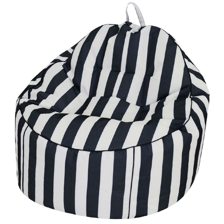 Living & Co Bean Bag Cover Navy Stripe, , hi-res