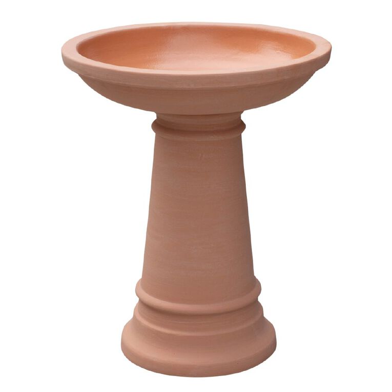 Kiwi Garden Terracotta Bird Bath, , hi-res