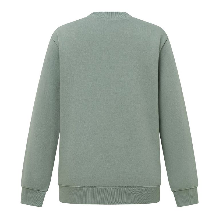 H&H Women's Classic Crew Sweatshirt, Green Light, hi-res