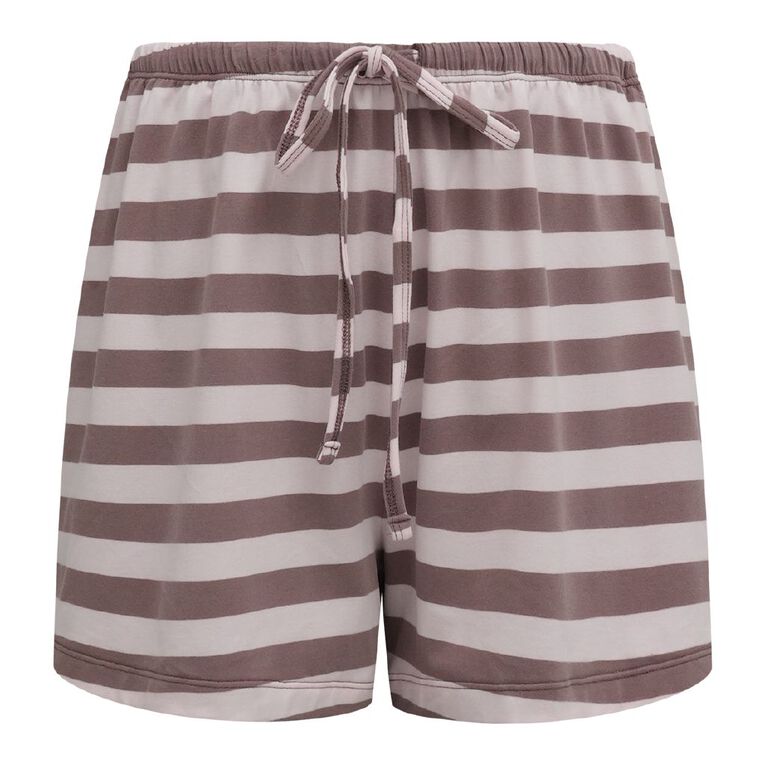 H&H Women's Lounge Peached Jersey Shorts, Pink Light, hi-res