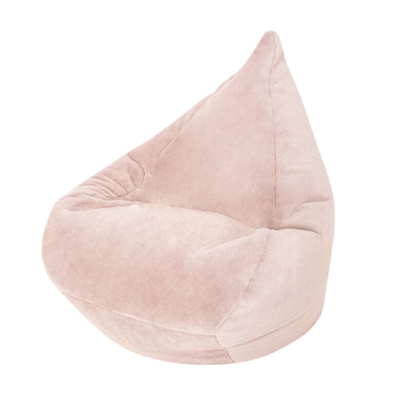 Living & Co Faux Fur Bean Bag Cover Pink, , hi-res