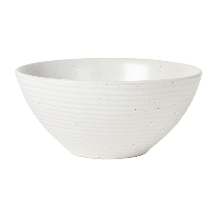 Living & Co Textured Bowl Ivory, , hi-res