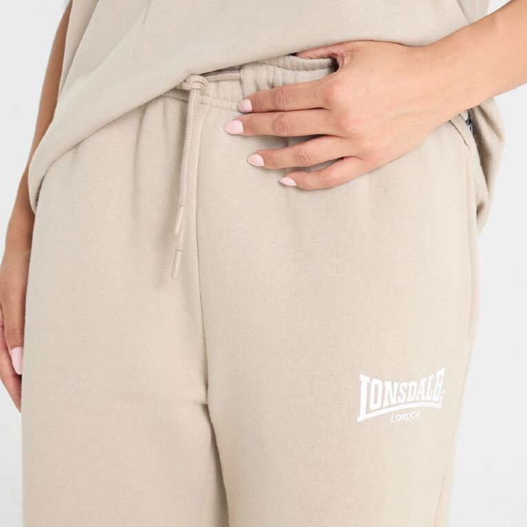 Lonsdale Unisex Trackpants, Taupe, hi-res