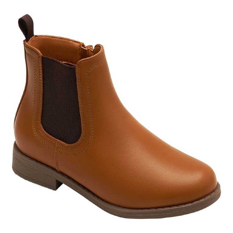 Young Original Senior Kids' Cara Boots, Tan, hi-res