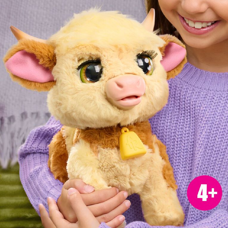 FurReal Maggie the Feed & Follow Cow, , hi-res