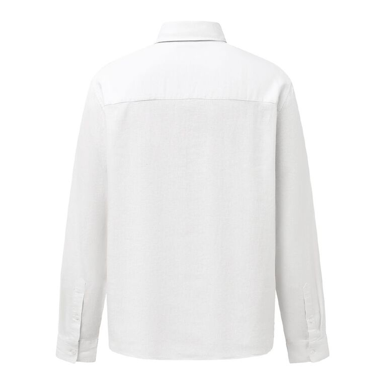H&H Men's Long Sleeve Linen Shirt, Placeholder Colour 1, hi-res