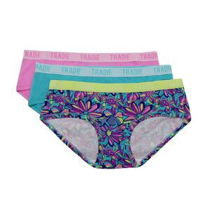 Tradie Women's Boyleg Briefs 3 Pack