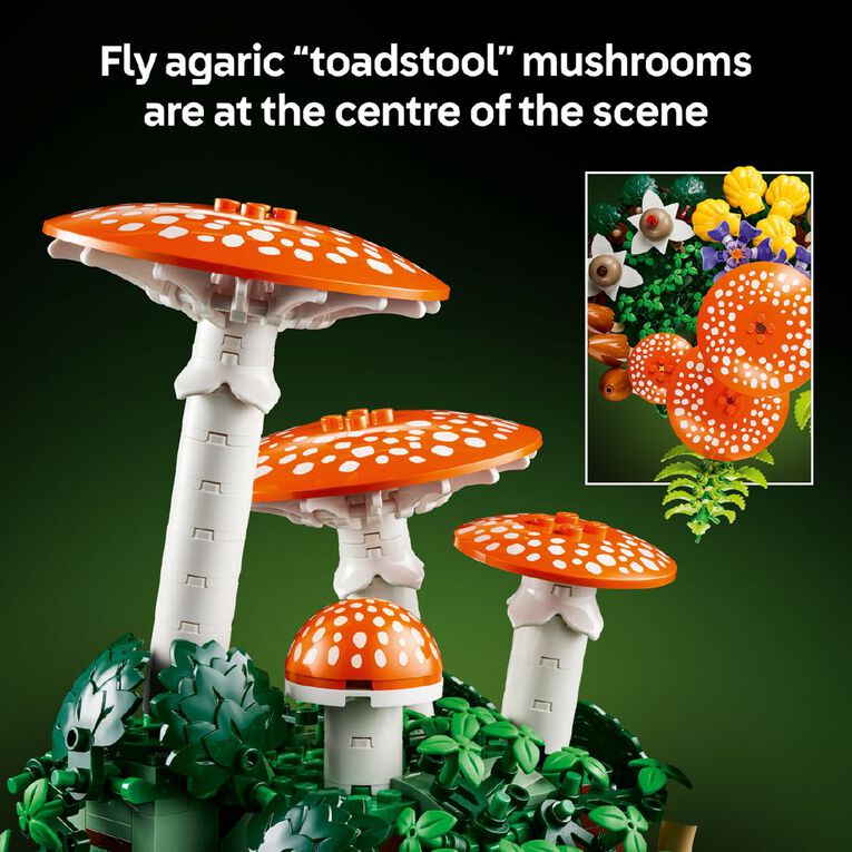 LEGO Botanicals Woodland Mushrooms 11505, , hi-res
