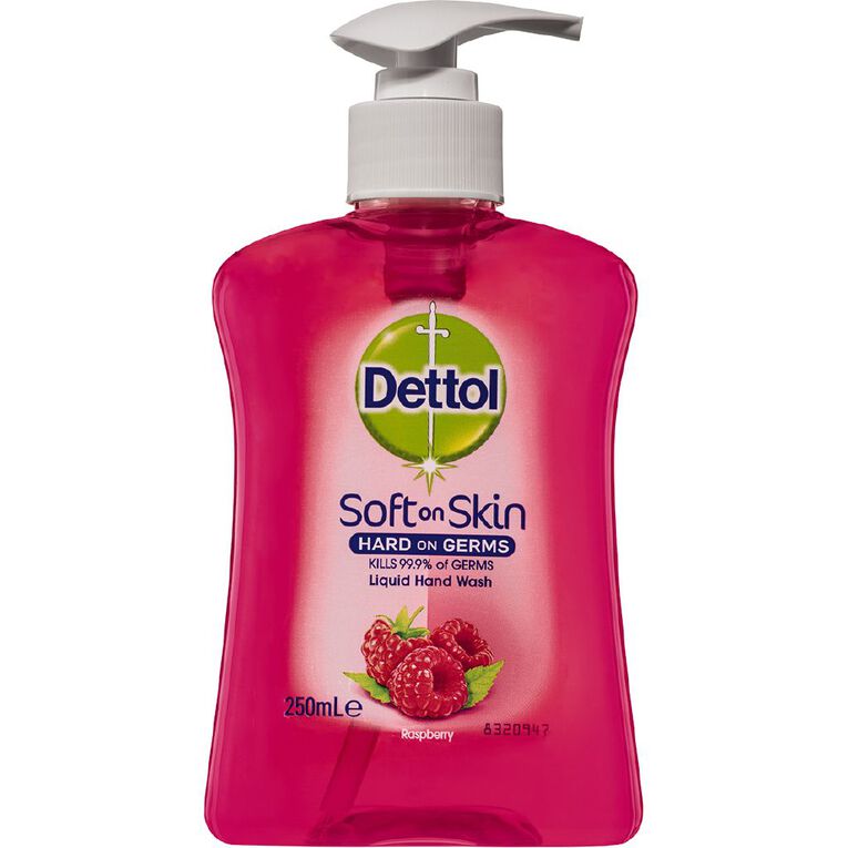 Dettol Liquid Handwash Pump Raspberry 250ml, , hi-res
