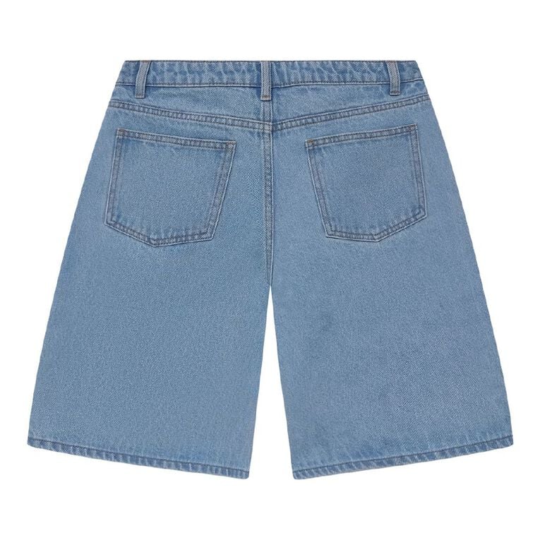 Young Original Low Rise Denim Bermuda Shorts, Denim Mid, hi-res