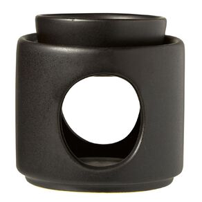 Living & Co Ceramic Oil Burner Black Black