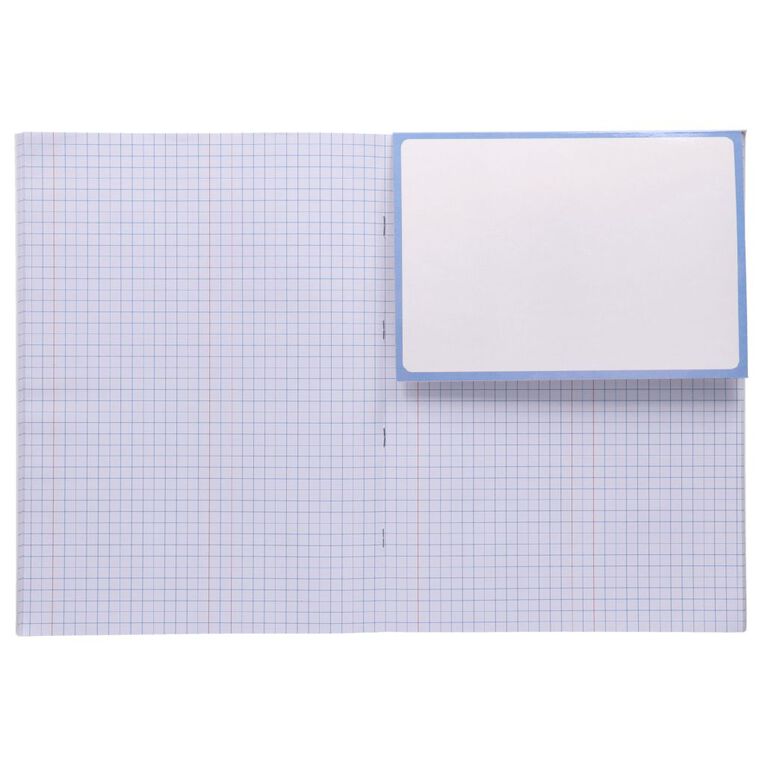 WS Maths 3 Toru 7mm Quad 32 Leaf with Margins Blue, , hi-res