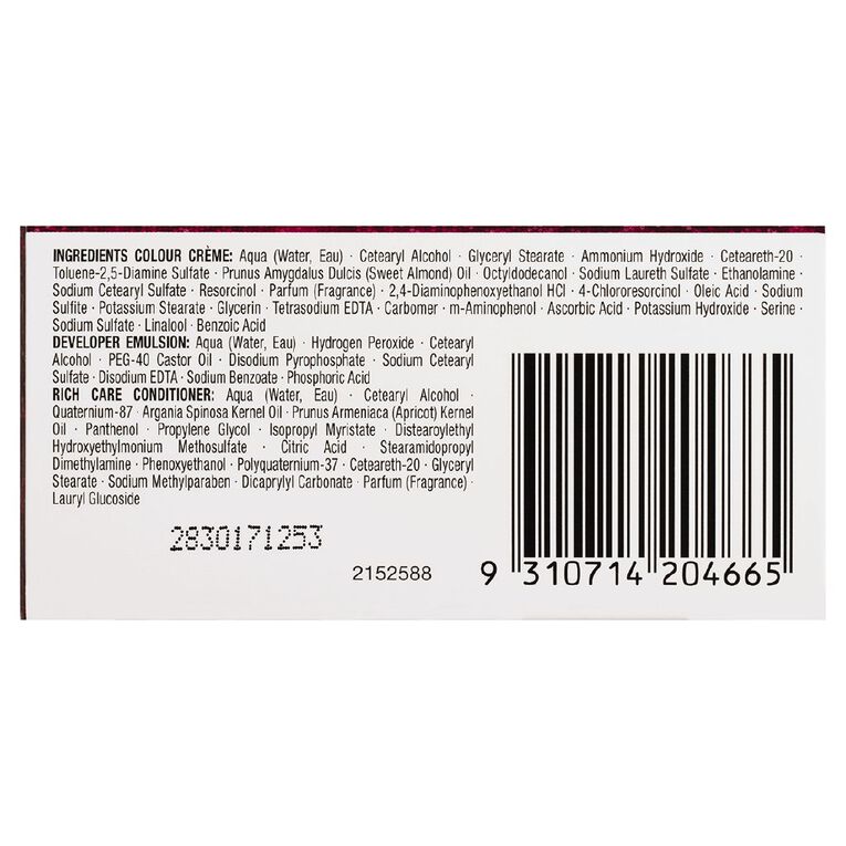 Napro Palette Hair Colour Black 1-0 Black, , hi-res