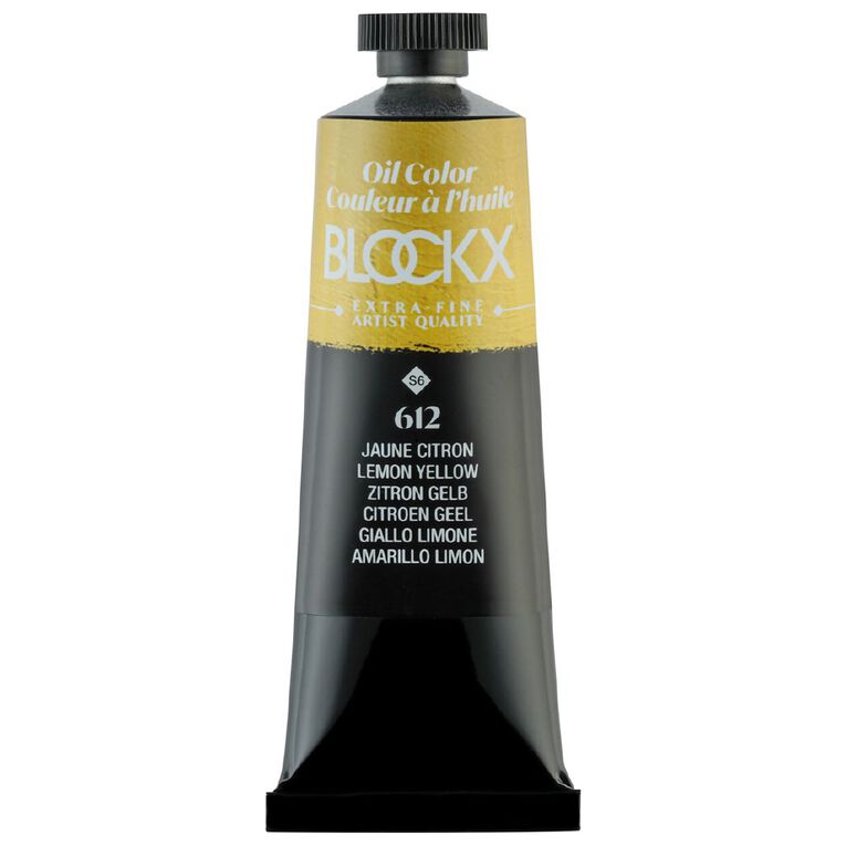 BLOCKX Oil Tube 35ml S6 612 Lemon Yellow, , hi-res