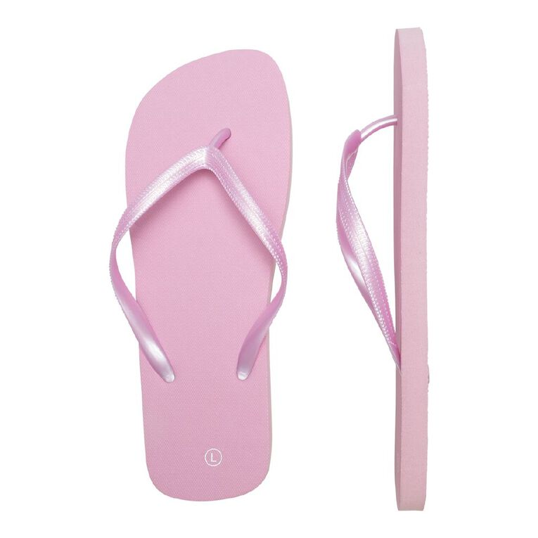 H&H Women's Plain Jandals, Pink, hi-res