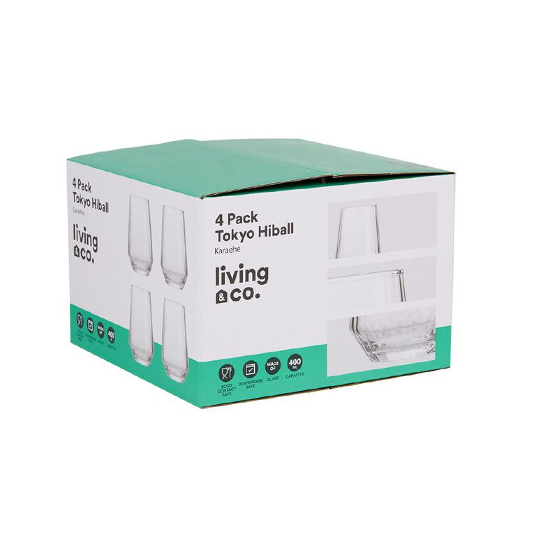Living & Co Tokyo Hiball Glass Clear, , hi-res