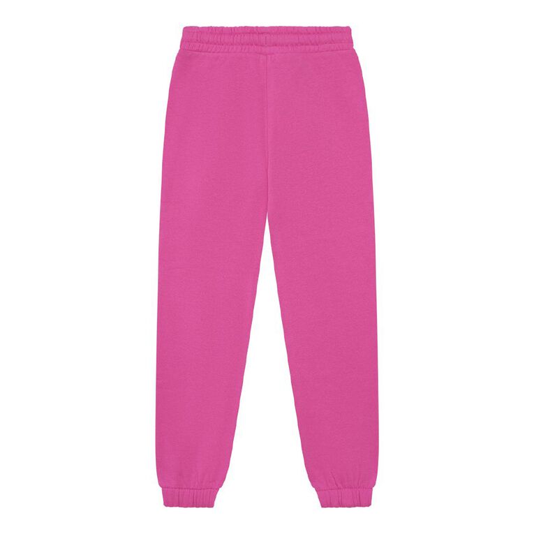 Young Original Kids' Plain Trackpants, Pink Dark, hi-res