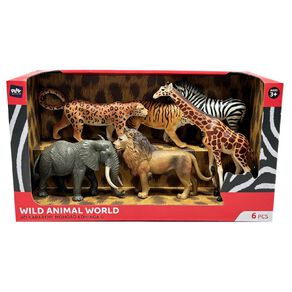 Play Studio Wild Animal World 6 Pieces