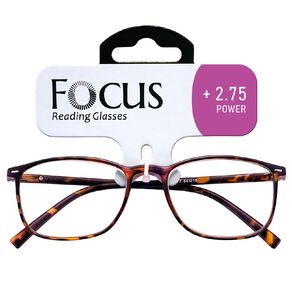 focus reading glasses milan +2.75 1 each