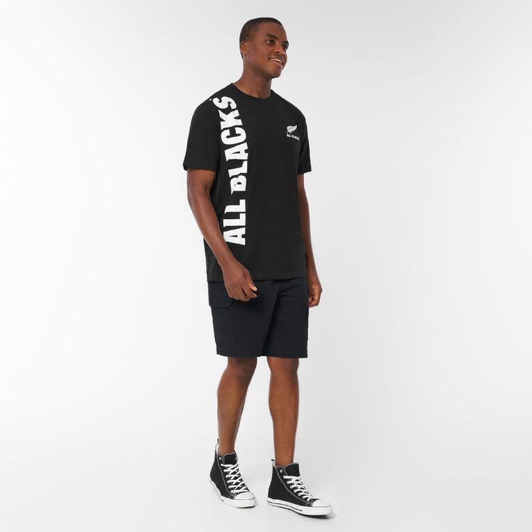 All Blacks Adults' Tee Short Sleeve, Black, hi-res