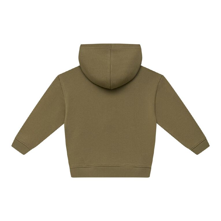 Young Original Core Print Pocket Hoodie, Green Mid, hi-res