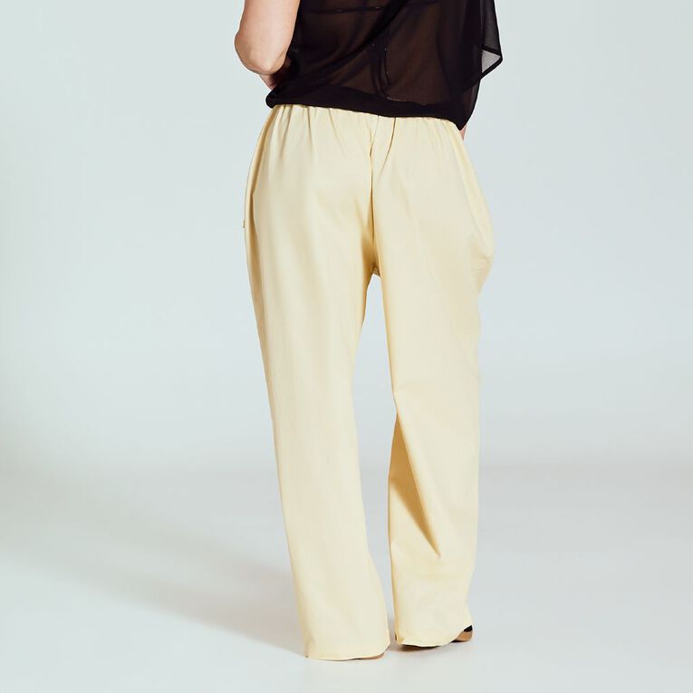 BRDRLESS Cora Baggy Pants, Yellow Light, hi-res