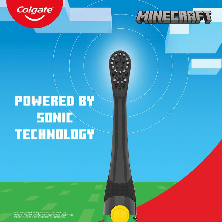 Colgate Kids Minecraft Powered Toothbrush, , hi-res